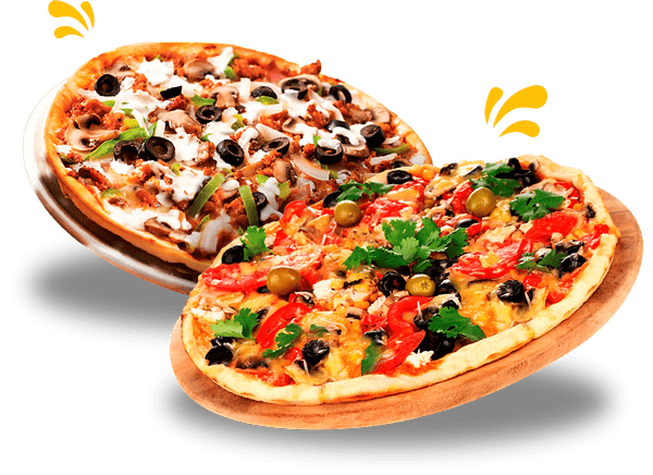 Imagem de pizza no depoimento